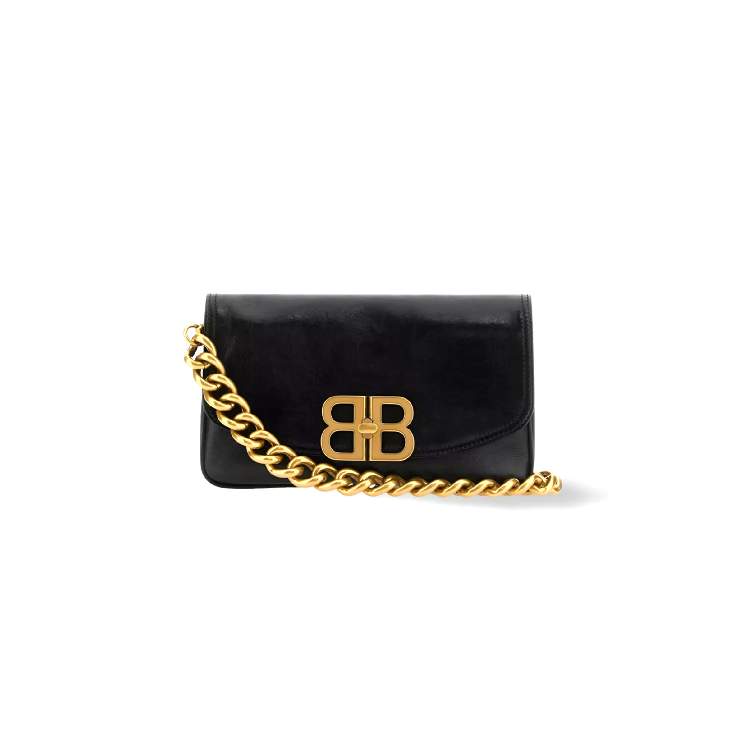 BALENCIAGA SMALL BB SOFT IN BLACK 7485982AAIZ1000 (26*25*3cm)